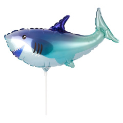 A Шар (15"/38 см) Мини-фигура, Акула, 1 шт.