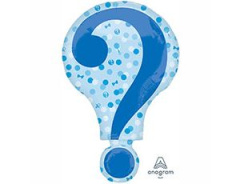 A Шар (27''/69 см) Фигура, Вопрос "Мальчик или Девочка?" 1 шт. в уп.