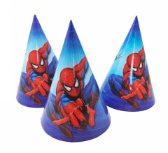 Колпаки, Человек паук, 16 см, 6 шт.
